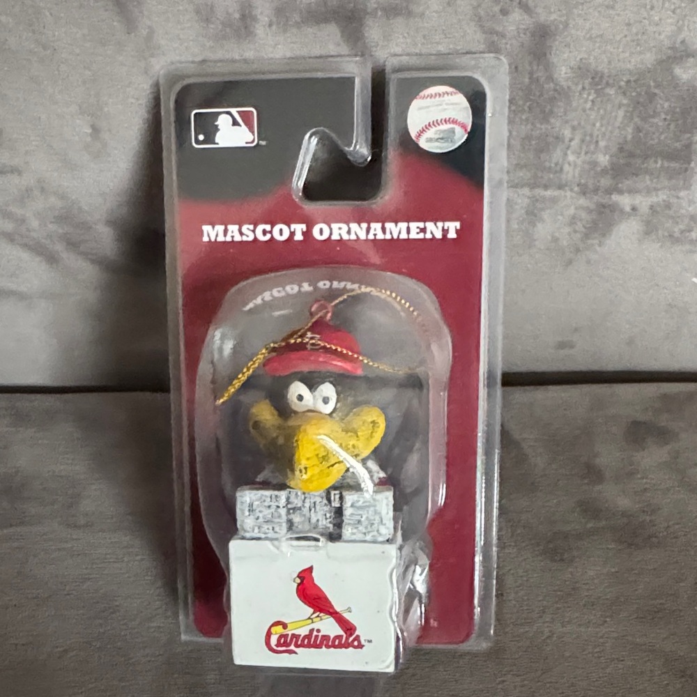 MLB Cardinals Mascot Ornament - Yellow and Red